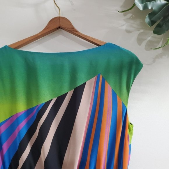 Adrianna Papell Dress NWT size 6 colorful - Picture 6 of 7